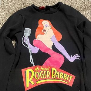 Who Framed Roger Rabbit Jessica Rabbit  Long Sleeve Sweater